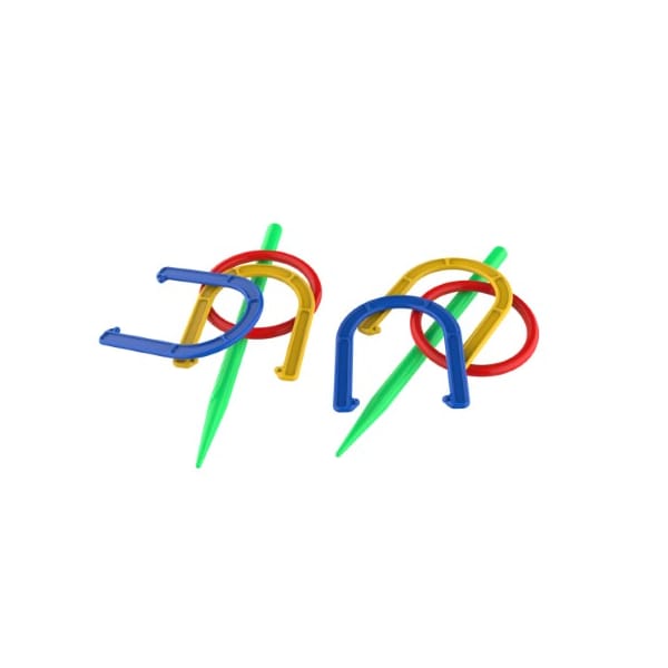 Toy Time 2-in-1 Horseshoe and Ring Toss Outdoor Skill Game Set Use for Picnic, Beach, Cookout, Kids/Beginners 831992TNC - main